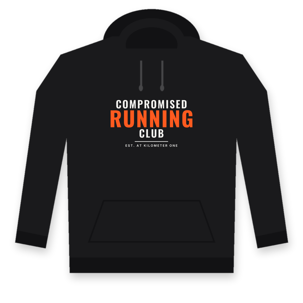 Compromised Running Club Heavy Warmup Hoodie — Cold Morning Run Club Fleece Pullover