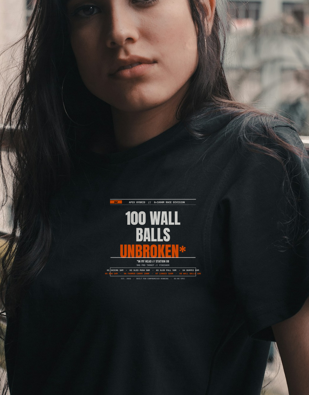 100 Wall Balls Unbroken HYROX Muscle Tank — Station 8 Finisher Sleeveless Gym Top