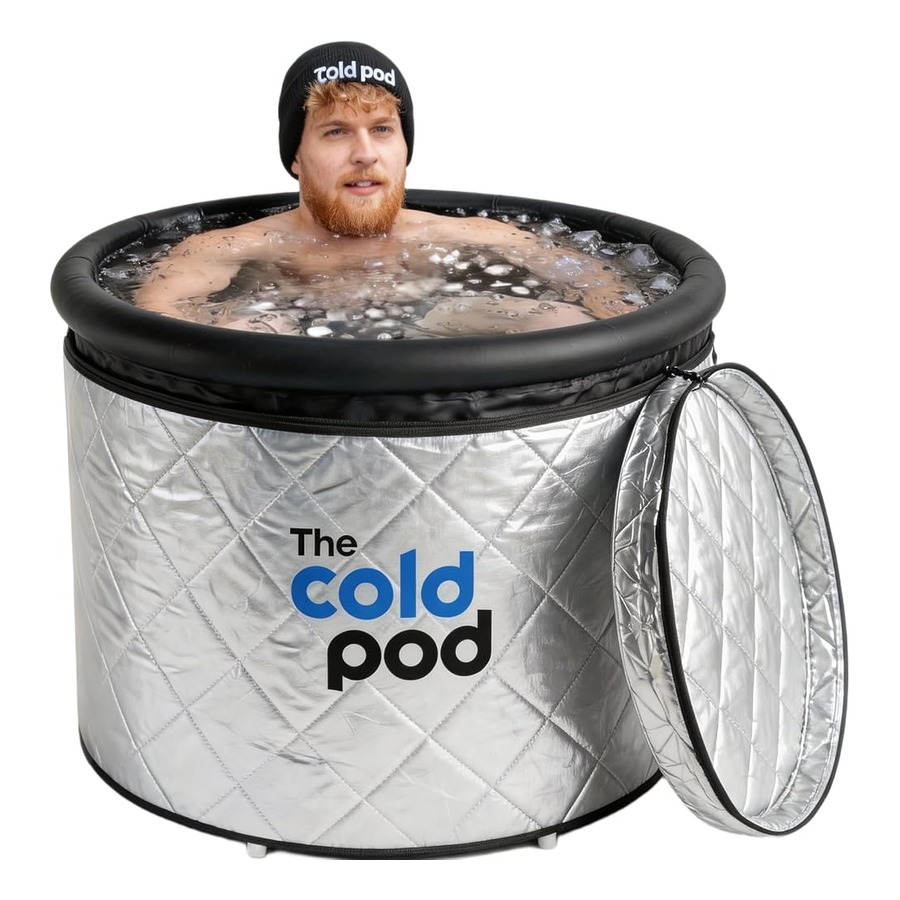 Portable Ice Bath Tub Cold Plunge with Insulated Lid — 105-Gallon 5-Layer Cold Water Recovery Pod (CryoPod)