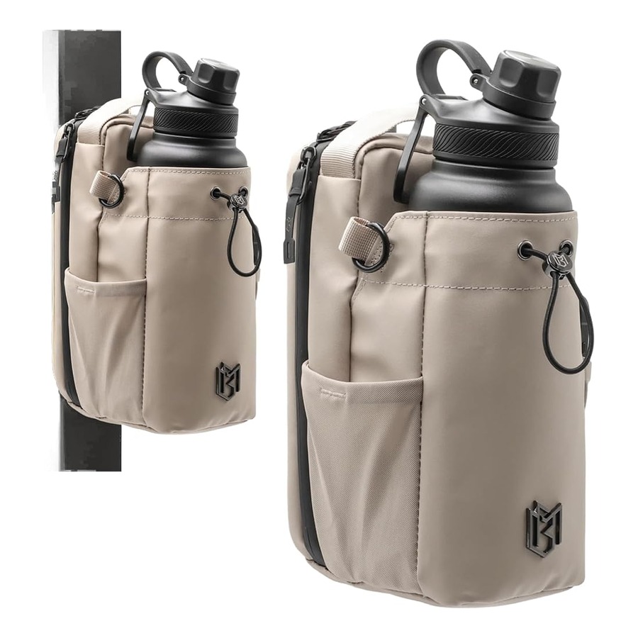 Magnetic Gym Bag & Water Bottle Holder Pouch — Neodymium Squat Rack Phone & Key Organizer (MagSling)