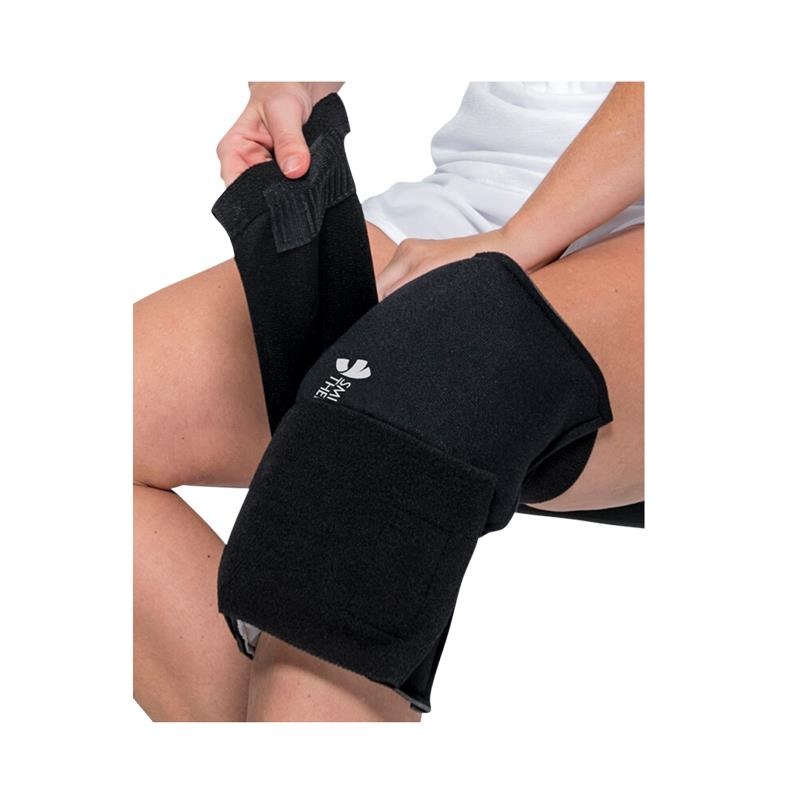 Knee Ice Pack Wrap Cold Compression — 360° Gel Cold & Heat Knee/Ankle Recovery Sleeve (CryoSleeve)