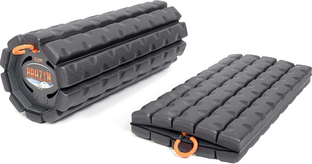 Collapsible Travel Foam Roller — Foldable Flat-Pack Deep Tissue Myofascial Mobility Roller (MorphRoll)
