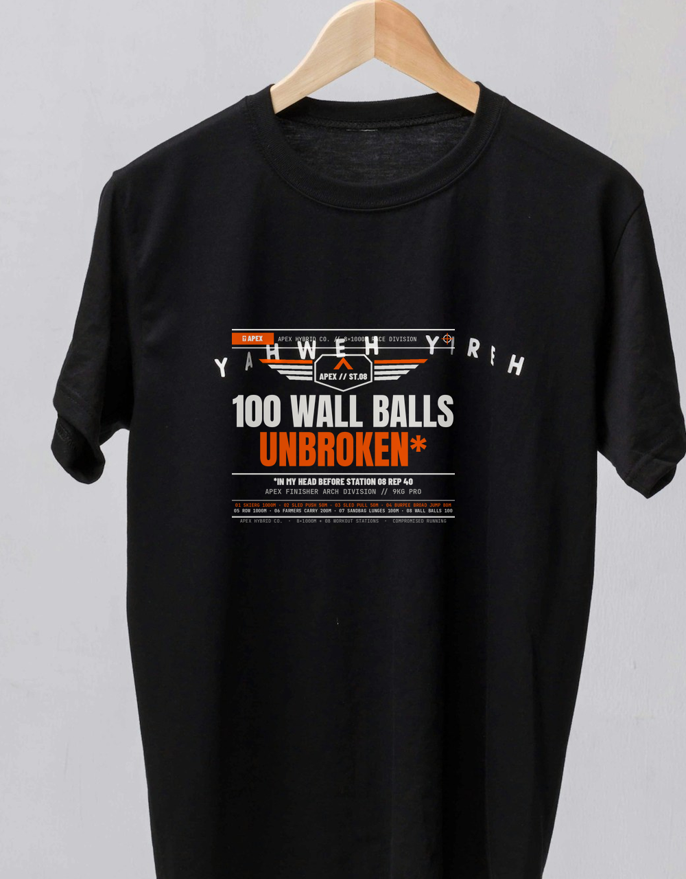 Sled Push Enthusiast* Athletic Crewneck Tee