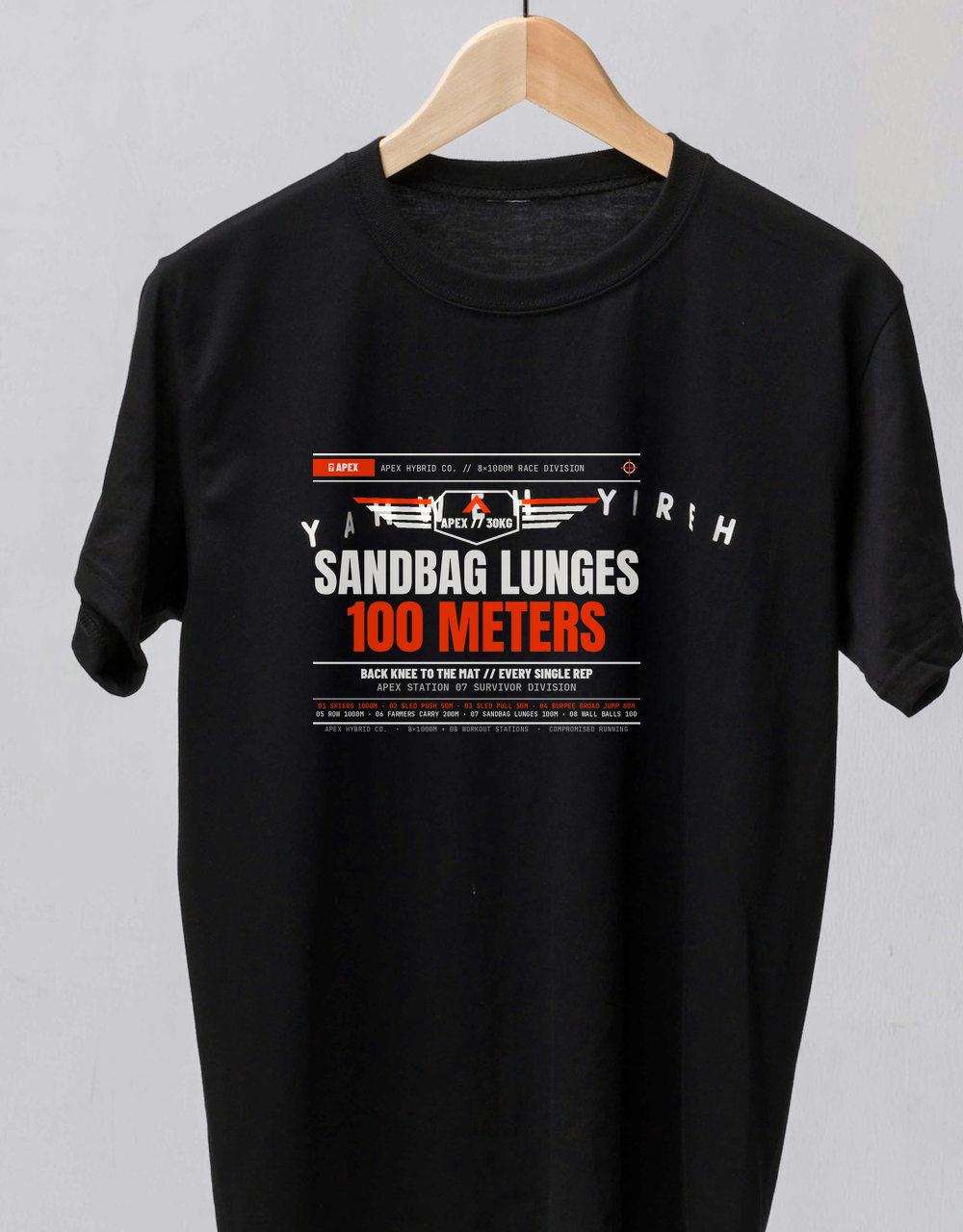 "Sandbag Lunges Are A Personal Attack" Station 07 Crest Pump Cover